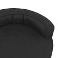 vidaXL Ergonomický matrac pre psa 90x64 cm ľanový vzhľad čierny