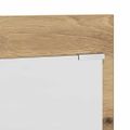 vidaXL Vešiak na stenu Nástenná montáž Remeselný dub 70 x 10 x 90 cm