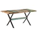 vidaXL Jedálenský stôl 160x80x76 cm, recyklovaný masív