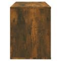 vidaXL Botník dymový dub 80x35x45 cm spracované drevo