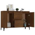 vidaXL Komoda hnedý dub 102x35x70 cm spracované drevo