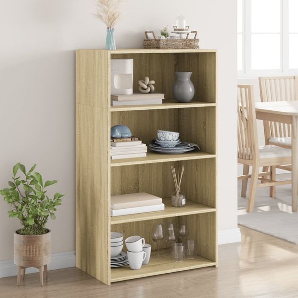 vidaXL Vysoká skrinka dub sonoma 70x41x124 cm kompozitné drevo