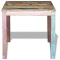 vidaXL Jedálenský stôl, recyklovaný masív 80x82x76 cm