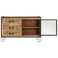 vidaXL Komoda 100x31x60 cm surový mangovníkový masív