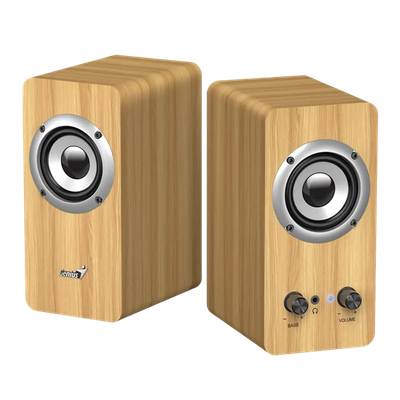 GENIUS SP-HF400 reproduktory, svetlé drevo