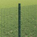 vidaXL Zvarené pletivo s podperami 10 x 0,6 m PVC potiahnutá oceľ