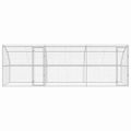 vidaXL Psí kennel 3 ks Strieborná 6 x 2 x 2 m Pozinkovaná oceľ