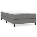 vidaXL Posteľný rám s boxspringom tmavosivá 80x200 cm látka