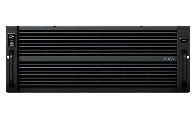 Synology HD6500 Sieťové úložisko NAS, 2x Xeon Silver 4210R, 64GB (2x 32GB ECC RAM), 60x SAS/SATA, 2x 10Gb LAN, 2x 1Gb LAN, 4x PCIe, redund. zdroj,