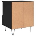 vidaXL Nočné stolíky 2 ks čierne 40x35x50 cm kompozitné drevo