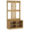 vidaXL Halový strom SANDNES 87x40x159,5 cm masívna borovica