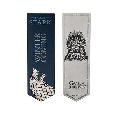 Kovová záložka Hra o tróny - Stark