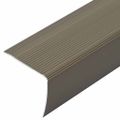 vidaXL Schodové hrany 10 ks šampanského 67 x 3.5 x 3 cm Hliník