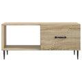vidaXL Konferenčný stolík Dub sonoma 90 x 50 x 40 cm Kompozitné drevo