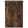 vidaXL Stôl dymový dub 100x55x75 cm spracované drevo