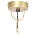 vidaXL Industriálna závesná lampa 25 W mosadzná 42 cm okrúhla E27