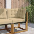 vidaXL Vankúš na vonkajšiu pohovku Polyester Béžová 50,5 x 50,5 cm