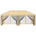 vidaXL Kryt altánku s bočnými stenami 6 x 3 m Krémová Polyester