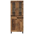 vidaXL Highboard 2 ks Staré drevo 69,5 x 34 x 180 cm Kompozitné drevo