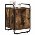 vidaXL Nočný stolík 2 ks Dymový dub 35 x 36,5 x 50 cm Kompozitné drevo