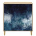 vidaXL Servírovacia skriňa RAALTE Sonoma 69 x 33 x 75 cm