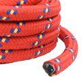 vidaXL Lano na čln 3 mm 50 m Červená PP