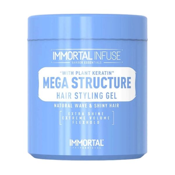 Gél na vlasy s keratínom IMMORTAL Infuse Mega structure hair styling gél 500 ml