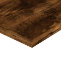 vidaXL Nástenné police 4 ks dymový dub 100x20x1,5 cm kompozitné drevo