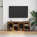 vidaXL TV skrinka ELST 100 x 35 x 40 cm Dymová dub Kompozitné drevo