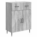 vidaXL Servírovacia skriňa Sivá sonoma 66 x 34,5 x 89,5 cm