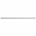 vidaXL Tyč do skrine 12 ks Strieborná 764 x 15 x 29 mm