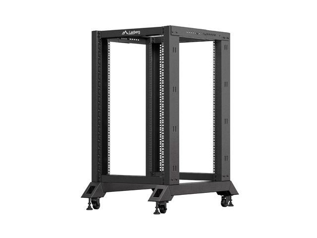 LANBERG OTVORENÝ RACK 18U 600X800 ČIERNY