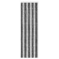 vidaXL Záves proti hmyzu z chenille Šedá a čierna 56 x 185 cm 100% PP