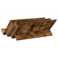 vidaXL Regál na časopisy Dymová dub 65 x 53 x 28,5 cm Kompozitné drevo