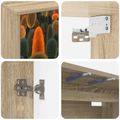 vidaXL Nástenný TV kabinet ZAANDAM 69 x 33 x 40 cm Dub sonoma