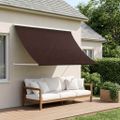 vidaXL Markíza Hnedá 350 x 150 cm 180 g / m² polyester s PU povrchom
