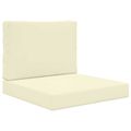 vidaXL Vankúš na vonkajšiu pohovku Polyester Krémová 60 x 60 cm