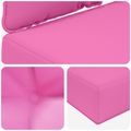 vidaXL Vankúš na vonkajšiu pohovku Polyester Ružová 60 x 50,5 cm