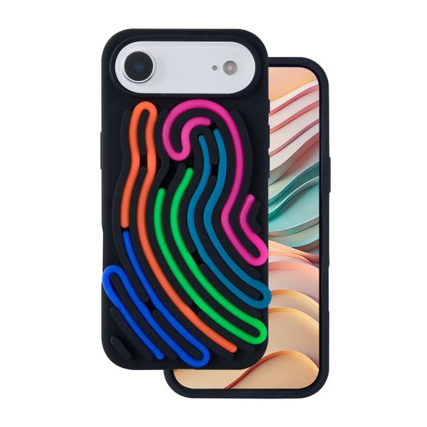 DIY Snake puzdro pre iPhone 17 Air 6,6" čierna