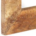 vidaXL Ručne vyrezávané zrkadlo 110x50x2,5 cm mangovníkové drevo