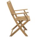 vidaXL Skladacie stoličky 4 ks 57,5x54,5x90 cm Masívne drevo akácia