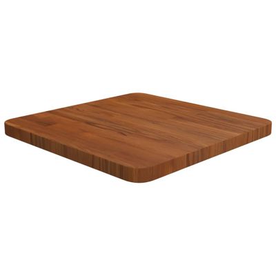 vidaXL Štvorcová stolová doska tmavohnedá 40x40x2,5 cm lakovaný dub