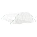 vidaXL Fóliovník s oceľovým rámom zelený 60 m² 12x5x2,3 m
