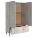 vidaXL Komoda betónovo sivá 70x31x115 cm spracované drevo