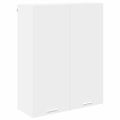 vidaXL Závesná skrinka Biela 80 x 31 x 100 cm Kompozitné drevo