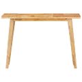 vidaXL Jedálenský stôl Prírodná 100 x 35 x 75 cm Masívne mango drevo