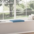 vidaXL Vankúš na lavičku manšestr Modrá Hĺbka 35 cm