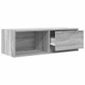 vidaXL TV stolíky 2 ks sivý dub sonoma 80x31x25,5 cm spracované drevo