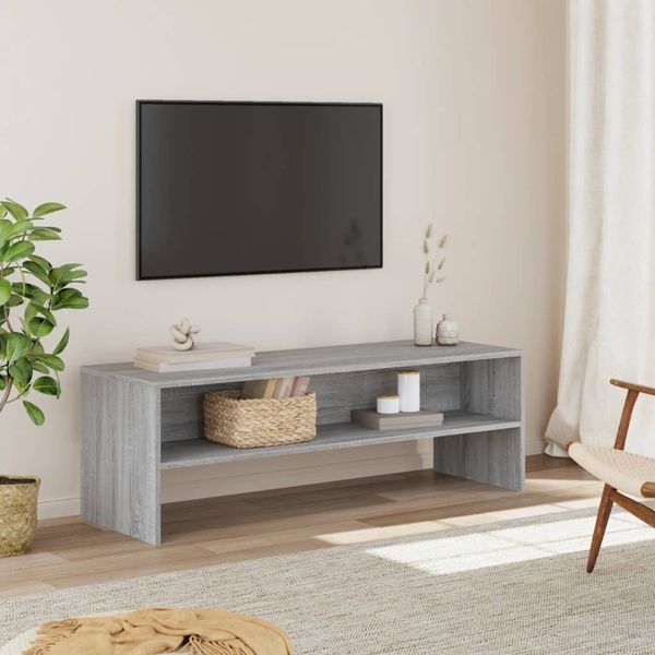 vidaXL TV skrinka sivá sonoma 120x40x40 cm kompozitné drevo