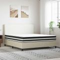 vidaXL Taštičkový pružinový matrac stredne tvrdý 180x200 cm